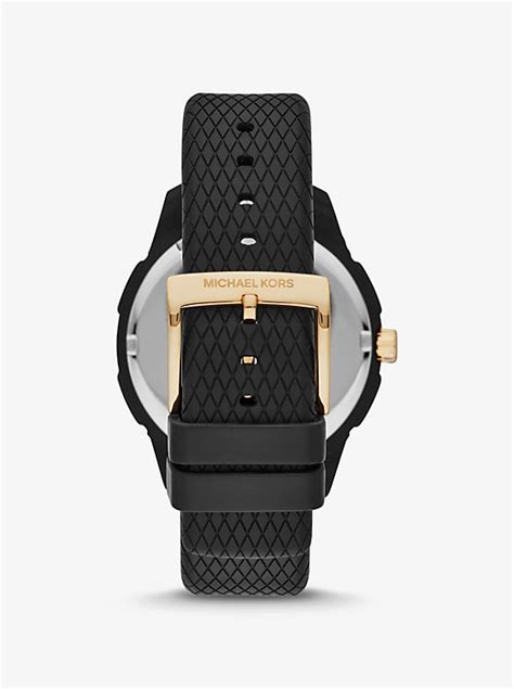 michael kors ryder|Ryder Embossed Silicone and Gold.